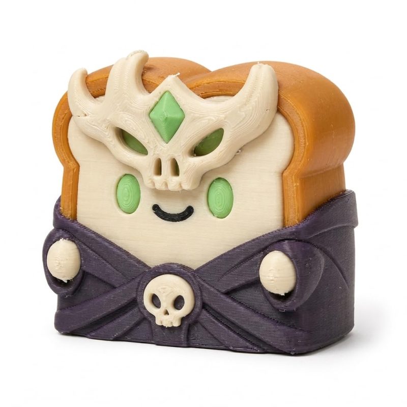Lich Toast Collectible Figurine - Unique Desk Decor for Adults – 3D Printed in Canada