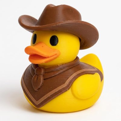 Spaghetti Western Duck Collectible Figurine - Unique Desk Decor for Adults – 3D Printed in Canada — 3D Printed Ducks by 3DCentral