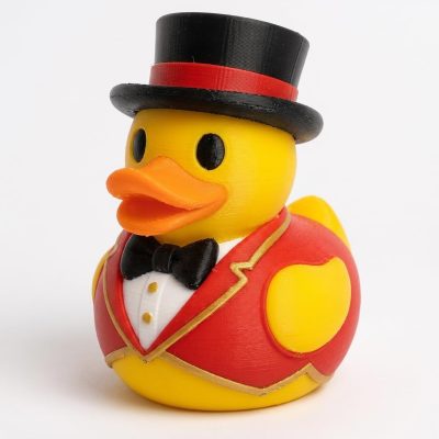 Ringmaster Duck Collectible Figurine - Unique Desk Decor for Adults – 3D Printed in Canada — 3D Printed Ducks by 3DCentral