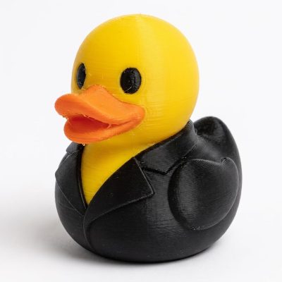 Leather Duck Collectible Figurine - Unique Desk Decor for Adults – 3D Printed in Canada — 3D Printed Ducks by 3DCentral