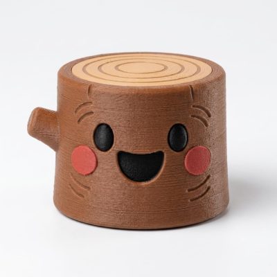 Giggling Tree Stump Collectible Figurine - Unique Desk Decor for Adults – 3D Printed in Canada — 3D Printed Figurines by 3DCentral