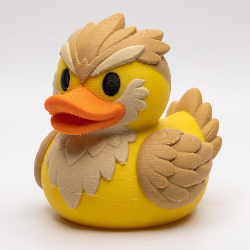 Hippogriff Duck Collectible Figurine - Unique Desk Decor for Adults – 3D Printed in Canada