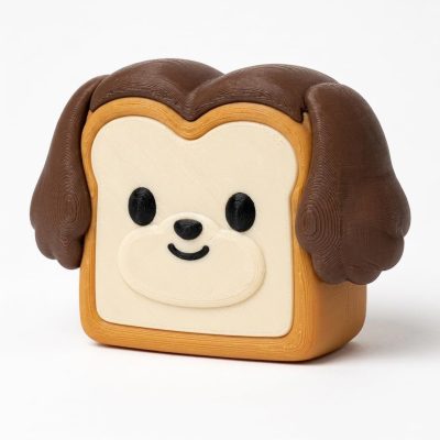 Cocker Spaniel Toast Collectible Figurine - Unique Desk Decor for Adults – 3D Printed in Canada — 3D Printed Figurines by 3DCentral