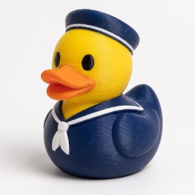 Navy Brat Duck Collectible Figurine - Unique Desk Decor for Adults – 3D Printed in Canada — 3D Printed Ducks by 3DCentral