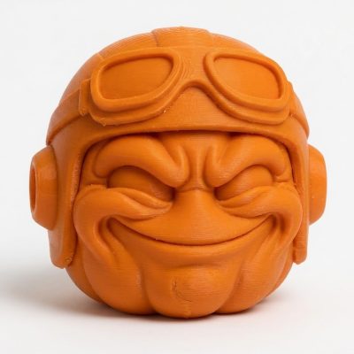 G-Force Face Pumpkin Collectible Figurine - Unique Desk Decor for Adults – 3D Printed in Canada — 3D Printed Seasonal by 3DCentral