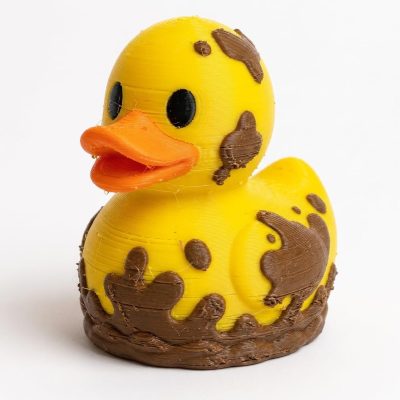 Mud Season Survivor Duck Collectible Figurine - Unique Desk Decor for Adults – 3D Printed in Canada — 3D Printed Ducks by 3DCentral