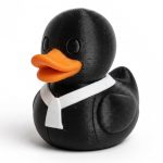 Widower Duck Collectible Figurine - Unique Desk Decor for Adults – 3D Printed in Canada