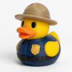 State Trooper Duck Collectible Figurine - Unique Desk Decor for Adults – 3D Printed in Canada