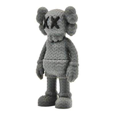Knitted X-Eyes Accent piece Figurine Textured Plush-Style Art Collectible for Shelf or Desk Display 3D Printed in Canada — 3D Printed Figurines by 3DCentral