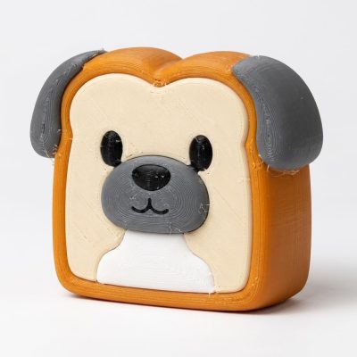 Great Dane Toast Collectible Figurine - Unique Desk Decor for Adults – 3D Printed in Canada — 3D Printed Figurines by 3DCentral