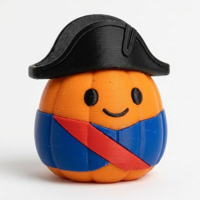 Napoleon Bonaparte Pumpkin Collectible Figurine - Unique Desk Decor for Adults – 3D Printed in Canada — 3D Printed Seasonal by 3DCentral