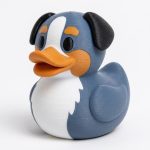 Mini Australian Shepherd Duck Collectible Figurine - Unique Desk Decor for Adults – 3D Printed in Canada