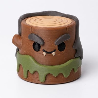 Evil Ghoul Tree Stump Collectible Figurine - Unique Desk Decor for Adults – 3D Printed in Canada — 3D Printed Figurines by 3DCentral