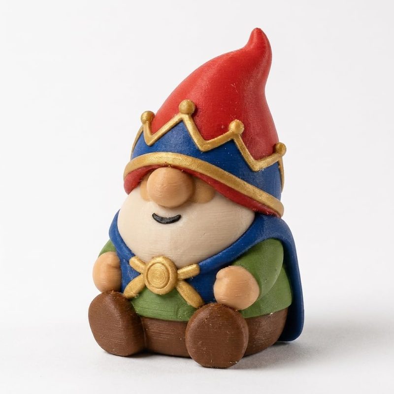 Duke Gnome Collectible Figurine - Unique Desk Decor for Adults – 3D Printed in Canada