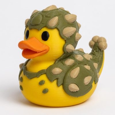 Ankylosaurus Duck Collectible Figurine - Unique Desk Decor for Adults – 3D Printed in Canada — 3D Printed Dinosaurs & Prehistoric by 3DCentral