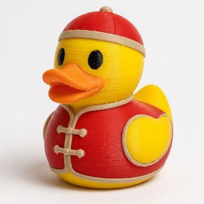 Lunar New Year Duck Collectible Figurine - Unique Desk Decor for Adults – 3D Printed in Canada — 3D Printed Ducks by 3DCentral