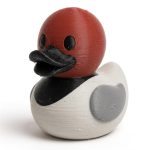 Canvasback Duck Collectible Figurine - Unique Desk Decor for Adults – 3D Printed in Canada