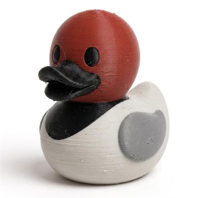 Canvasback Duck Collectible Figurine - Unique Desk Decor for Adults – 3D Printed in Canada — 3D Printed Ducks by 3DCentral