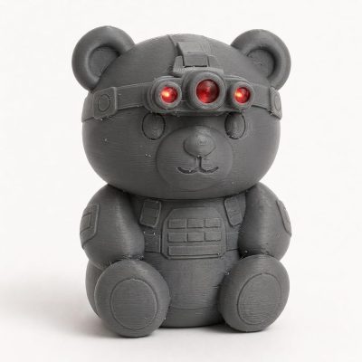 Infrared Teddy Bear Cub Collectible Figurine - Unique Desk Decor for Adults – 3D Printed in Canada — 3D Printed Bears by 3DCentral