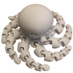 ? Mini Articulated Octopus Charming Articulated Collectible & Paintable 3D Printed Sea Creature for Desk Décor or DIY Projects 3D Printed in Canada