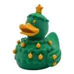 3D Printed Christmas Tree Duck Figurine - Festive Holiday Collectible 5" | Unique Desk Decor for Collectors