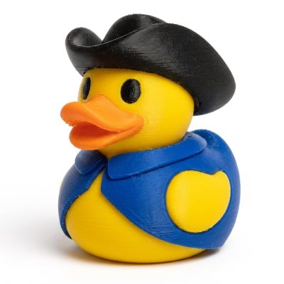Cavalier Duck Collectible Figurine - Unique Desk Decor for Adults – 3D Printed in Canada — 3D Printed Ducks by 3DCentral