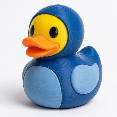 Denim Duck Collectible Figurine - Unique Desk Decor for Adults – 3D Printed in Canada — 3D Printed Ducks by 3DCentral