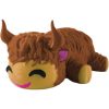 Articulated Miniature Cow Figurine Charming Highland Posable Accent piece for Desk or Shelf Display 3D Printed in Canada