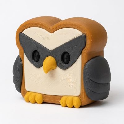 Hawk Toast Collectible Figurine - Unique Desk Decor for Adults – 3D Printed in Canada — 3D Printed Figurines by 3DCentral