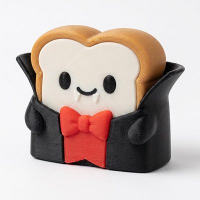 Countula Vampire Toast Collectible Figurine - Unique Desk Decor for Adults – 3D Printed in Canada — 3D Printed Figurines by 3DCentral