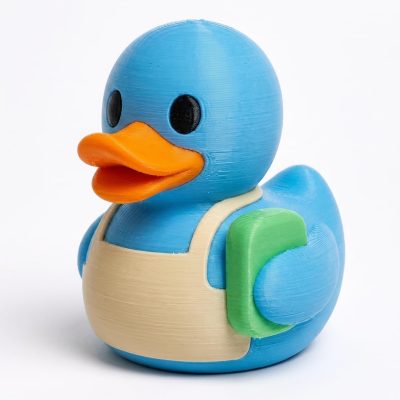 Soap Maker Duck Collectible Figurine - Unique Desk Decor for Adults – 3D Printed in Canada — 3D Printed Ducks by 3DCentral