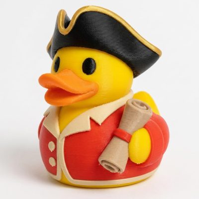 Town Crier Duck Collectible Figurine - Unique Desk Decor for Adults – 3D Printed in Canada — 3D Printed Ducks by 3DCentral