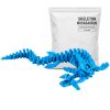 Articulated Mosasaurus Skeleton Figurine for Adults – Poseable Prehistoric Sea Reptile Fossil – Dinosaur-Era Gothic Halloween Desk Decor – 3D Printed in Canada