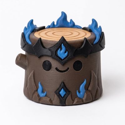 Hades Tree Stump Collectible Figurine - Unique Desk Decor for Adults – 3D Printed in Canada — 3D Printed Figurines by 3DCentral