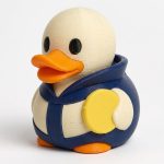 Full Moon Ceremony Host Duck Collectible Figurine - Unique Desk Decor for Adults – 3D Printed in Canada