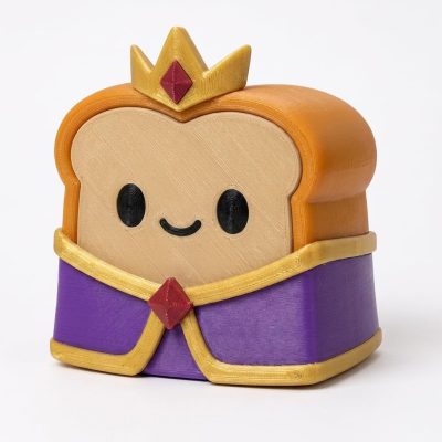 Duchess Toast Collectible Figurine - Unique Desk Decor for Adults – 3D Printed in Canada — 3D Printed Figurines by 3DCentral