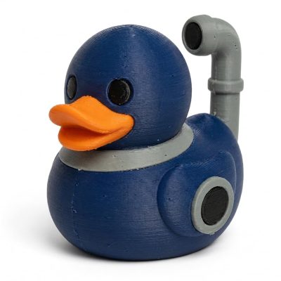 Submarine Commander Duck Collectible Figurine - Unique Desk Decor for Adults – 3D Printed in Canada — 3D Printed Ducks by 3DCentral