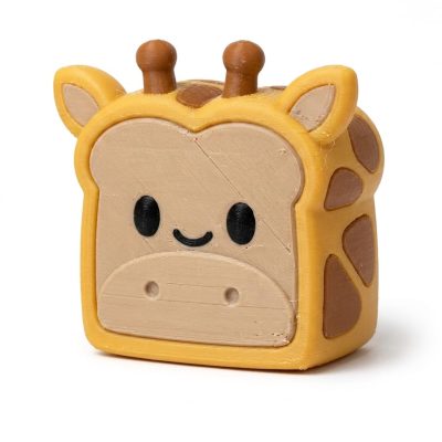 Giraffe Toast Collectible Figurine - Unique Desk Decor for Adults – 3D Printed in Canada — 3D Printed Figurines by 3DCentral