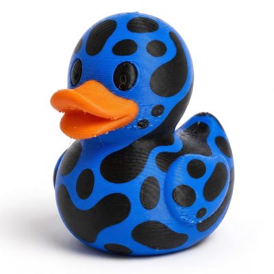 Poison Dart Frog Duck Collectible Figurine - Unique Desk Decor for Adults – 3D Printed in Canada — 3D Printed Ducks by 3DCentral