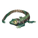 Articulated Abronia Figurine Exotic Reptile Desk Articulated for Teens & Adults 3D Printed Collectible for Desk Accessory Made in Canada - 3D Printed in Canada