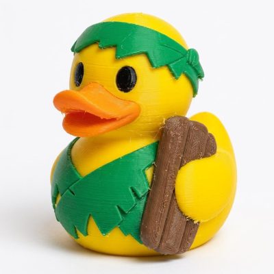 Castaway Duck Collectible Figurine - Unique Desk Decor for Adults – 3D Printed in Canada — 3D Printed Ducks by 3DCentral