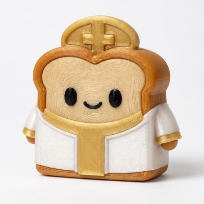 Cleric Toast Collectible Figurine - Unique Desk Decor for Adults – 3D Printed in Canada — 3D Printed Figurines by 3DCentral