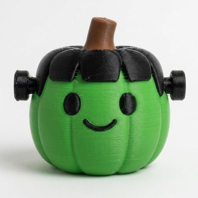 Frankenstein's Monster Pumpkin Collectible Figurine - Unique Desk Decor for Adults – 3D Printed in Canada — 3D Printed Seasonal by 3DCentral