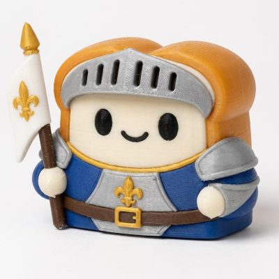 Joan of Arc Toast Collectible Figurine - Unique Desk Decor for Adults – 3D Printed in Canada — 3D Printed Figurines by 3DCentral