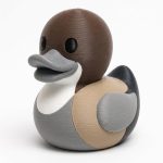 Northern Pintail Drake Collectible Figurine - Unique Desk Decor for Adults – 3D Printed in Canada