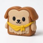 Golden Retriever Toast Collectible Figurine - Unique Desk Decor for Collectors – 3D Printed in Canada