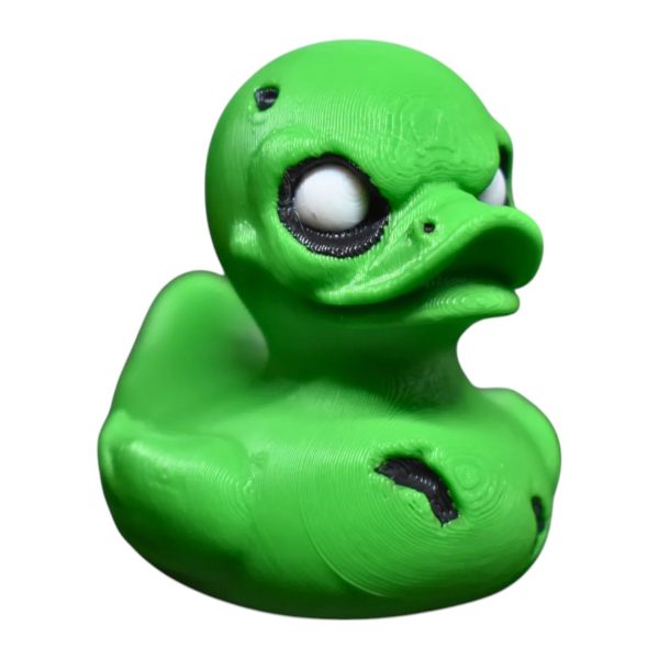 Zombie Duck Figurine - Unique Horror Collectible for Desk Decor - 3D Printed in Canada — 3D Printed Collectible by 3DCentral