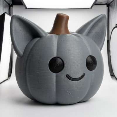 Oriental Shorthair Cat Pumpkin Collectible Figurine - Unique Desk Decor for Adults – 3D Printed in Canada — 3D Printed Cats by 3DCentral