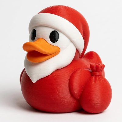 Secret Santa Duck Collectible Figurine - Unique Desk Decor for Adults – 3D Printed in Canada — 3D Printed Ducks by 3DCentral