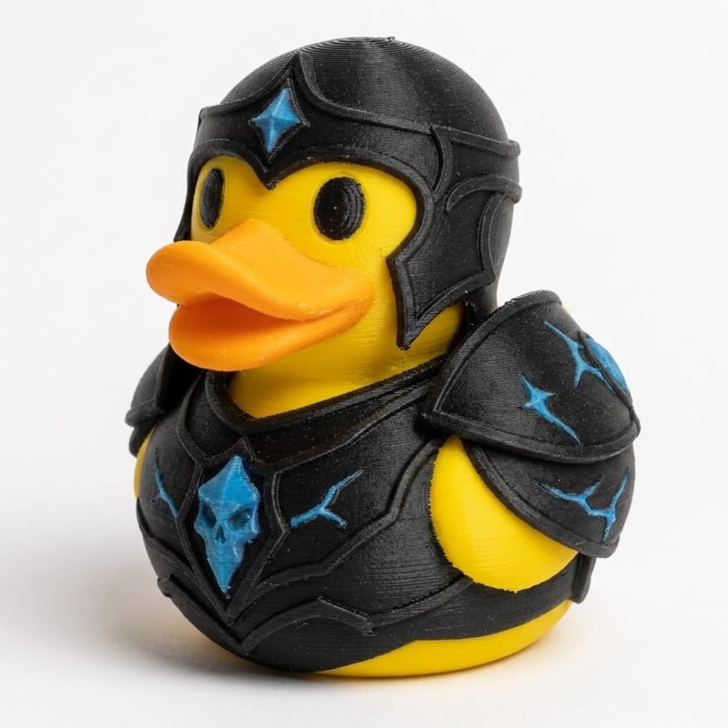 Death Knight Duck Collectible Figurine - Unique Desk Decor for Adults – 3D Printed in Canada